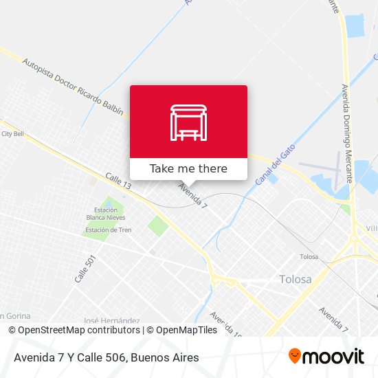 Mapa de Avenida 7 Y Calle 506