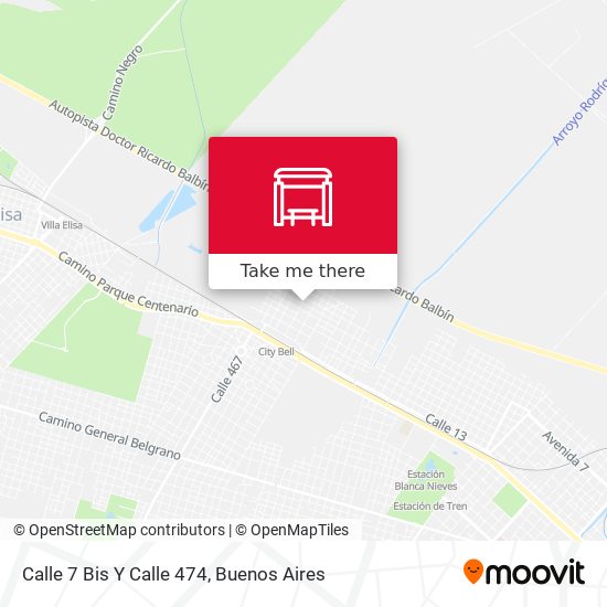 Calle 7 Bis Y Calle 474 map