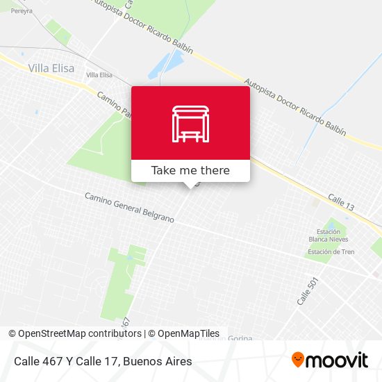 Calle 467 Y Calle 17 map