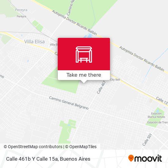 Mapa de Calle 461b Y Calle 15a