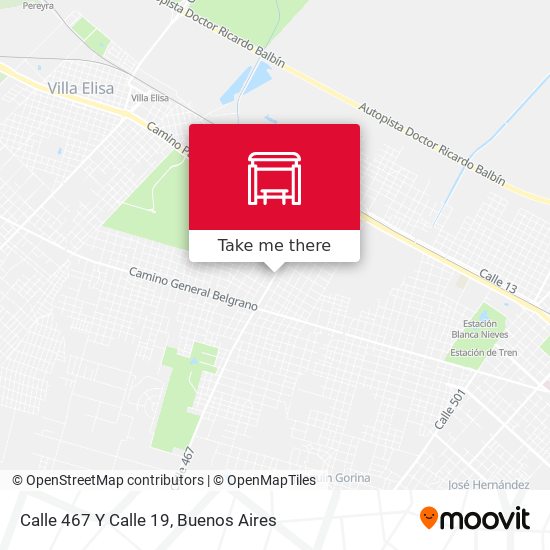 Calle 467 Y Calle 19 map
