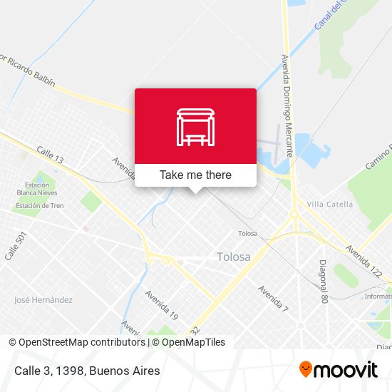 Mapa de Calle 3, 1398