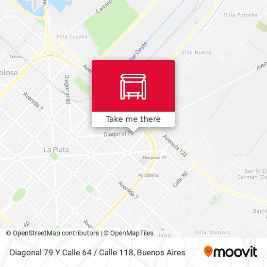 Diagonal 79 Y Calle 64 / Calle 118 map