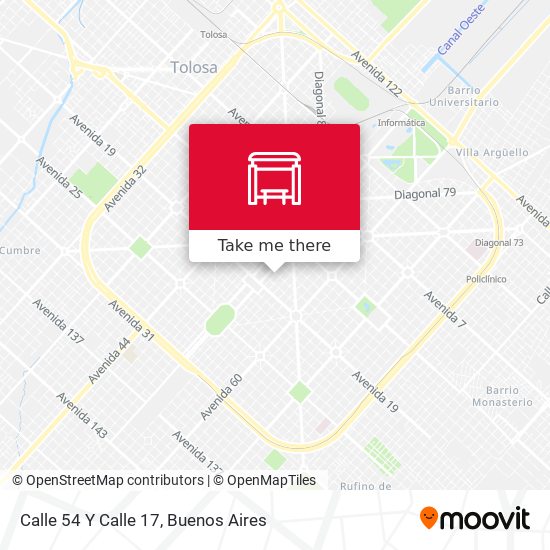 Calle 54 Y Calle 17 map
