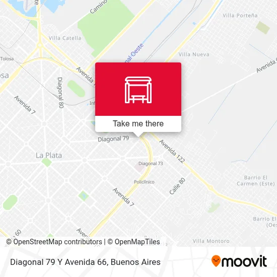 Diagonal 79 Y Avenida 66 map
