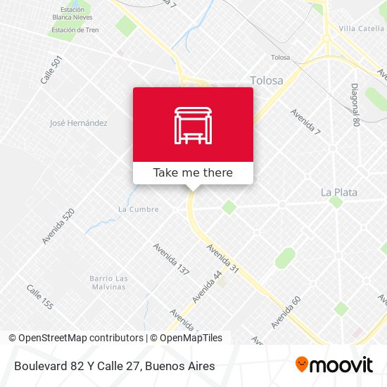 Mapa de Boulevard 82 Y Calle 27
