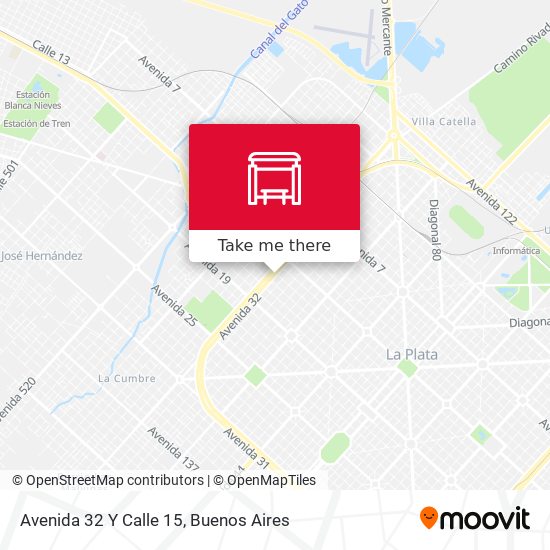 Mapa de Avenida 32 Y Calle 15