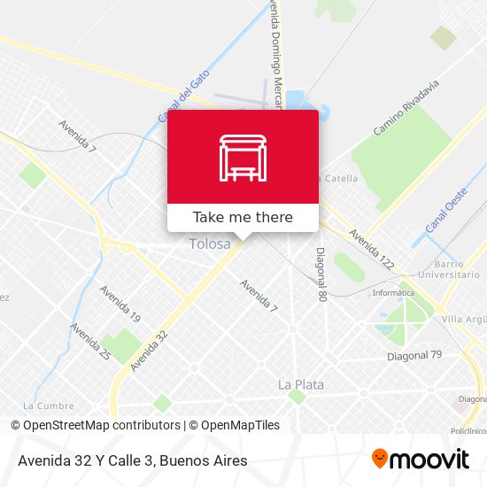 Mapa de Avenida 32 Y Calle 3