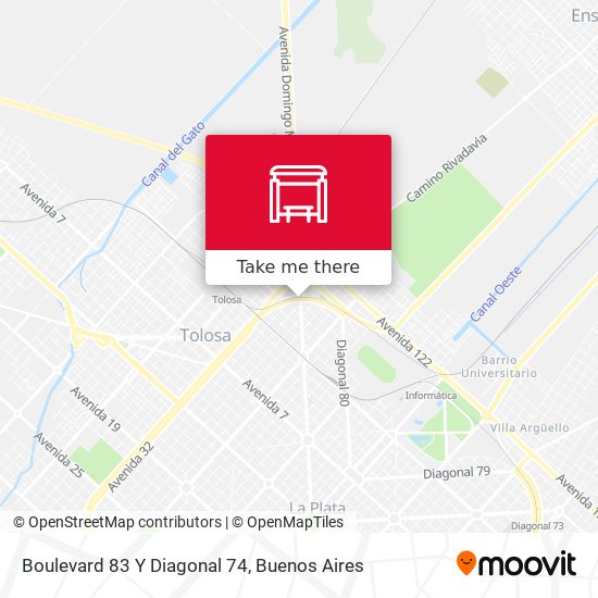 Mapa de Boulevard 83 Y Diagonal 74