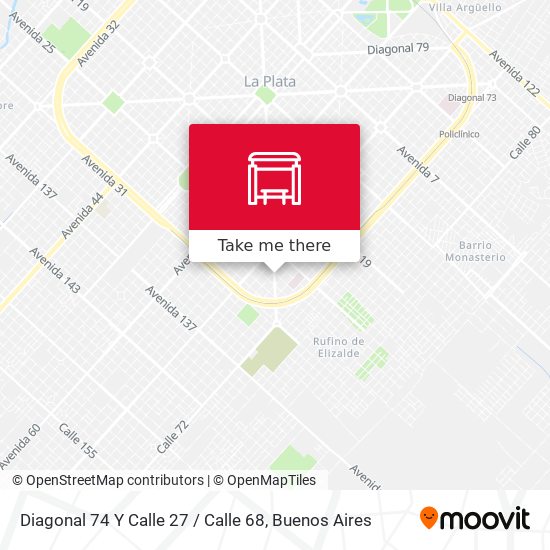 Mapa de Diagonal 74 Y Calle 27 / Calle 68