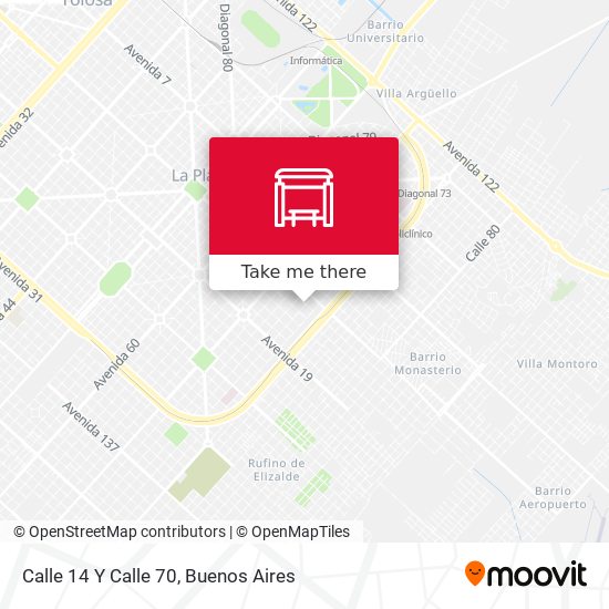 Calle 14 Y Calle 70 map