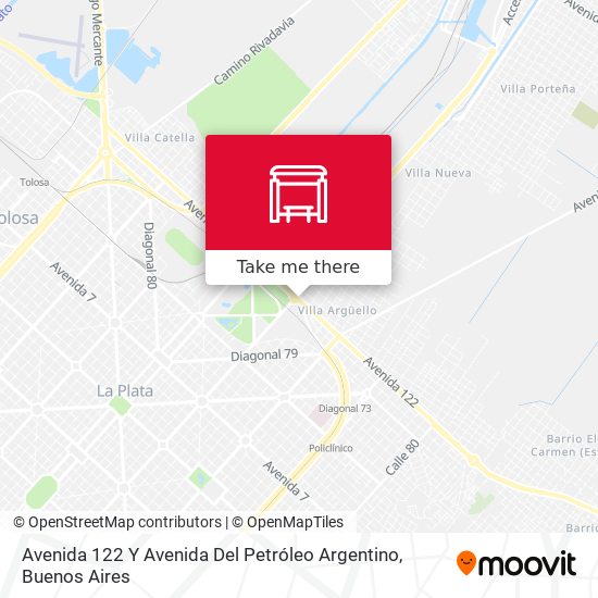 Avenida 122 Y Avenida Del Petróleo Argentino map