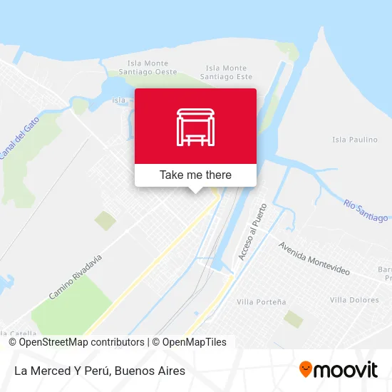 La Merced Y Perú map