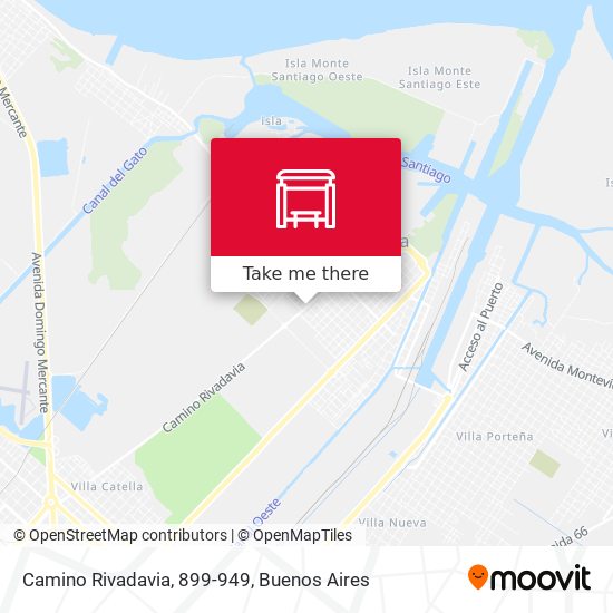 Camino Rivadavia, 899-949 map