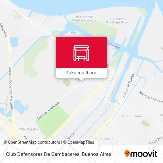 Club Defensores De Cambaceres map