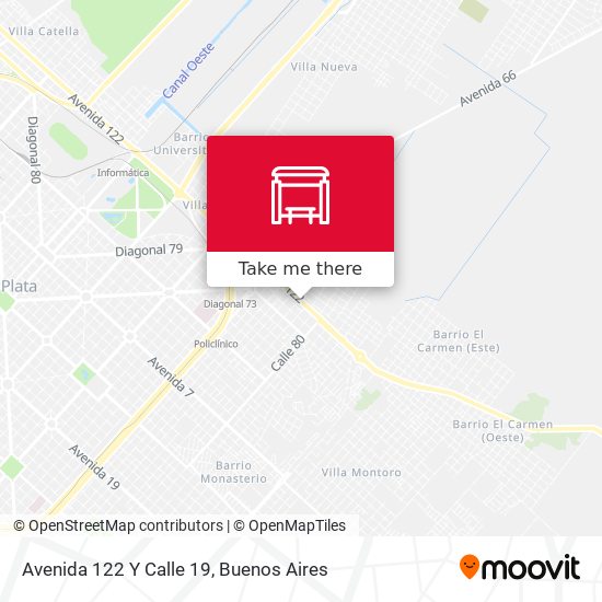 Avenida 122 Y Calle 19 map