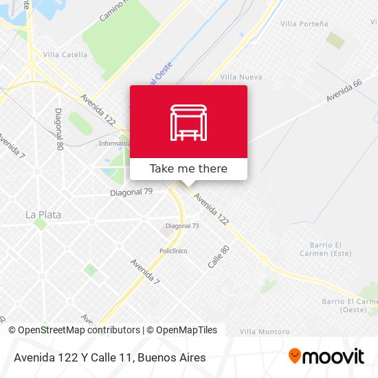 Avenida 122 Y Calle 11 map