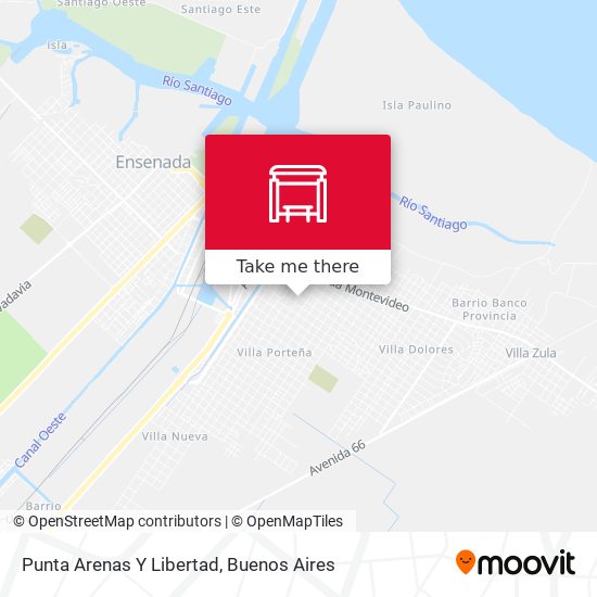 Punta Arenas Y Libertad map