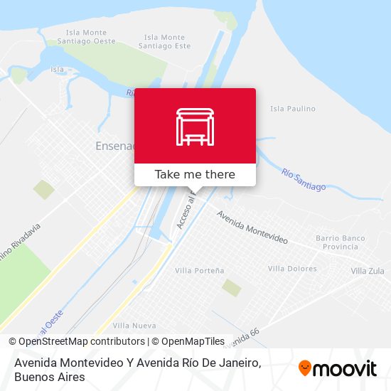Mapa de Avenida Montevideo Y Avenida Río De Janeiro