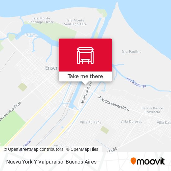 Mapa de Nueva York Y Valparaíso