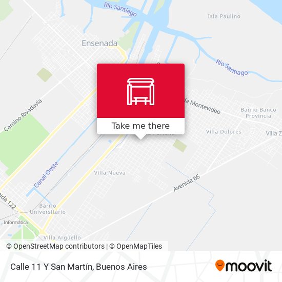 Mapa de Calle 11 Y San Martín
