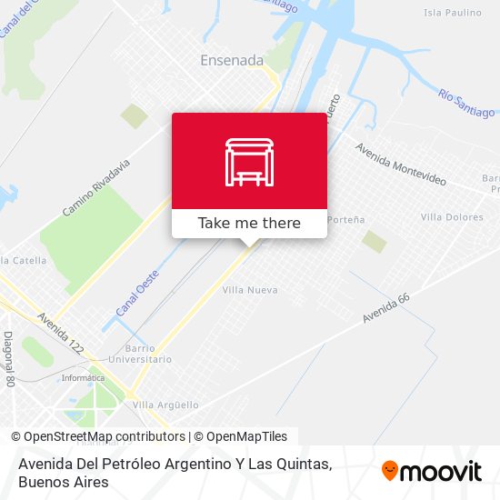 Mapa de Avenida Del Petróleo Argentino Y Las Quintas