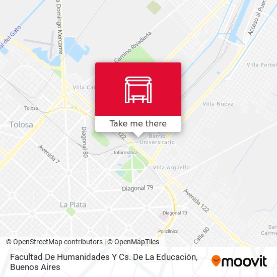 Facultad De Humanidades Y Cs. De La Educación map