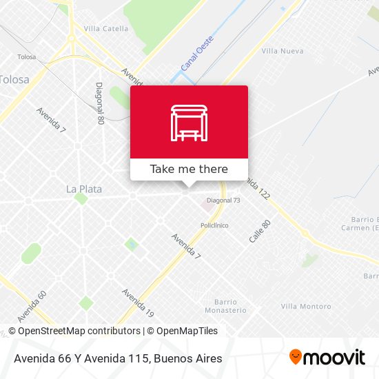 Avenida 66 Y Avenida 115 map