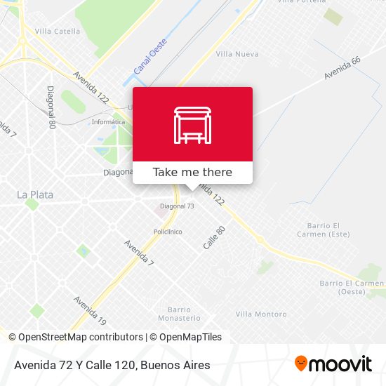 Avenida 72 Y Calle 120 map