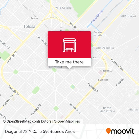 Diagonal 73 Y Calle 59 map