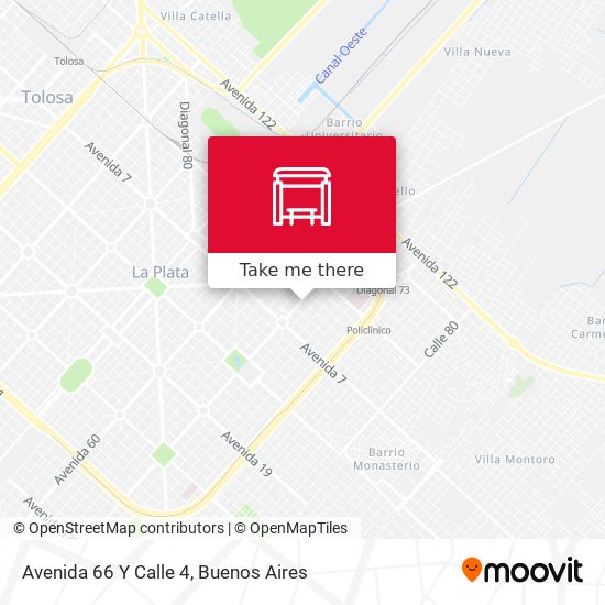 Avenida 66 Y Calle 4 map