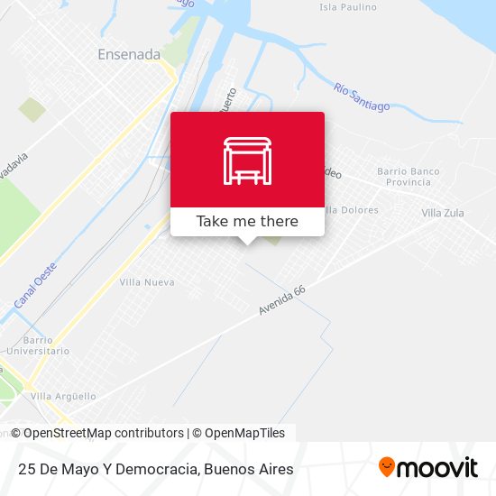 Mapa de 25 De Mayo Y Democracia