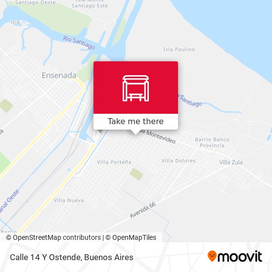Mapa de Calle 14 Y Ostende