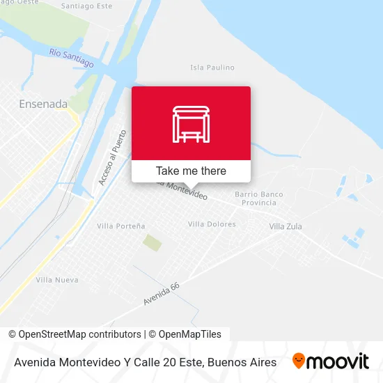 Mapa de Avenida Montevideo Y Calle 20 Este