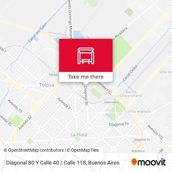 Diagonal 80 Y Calle 40 / Calle 118 map