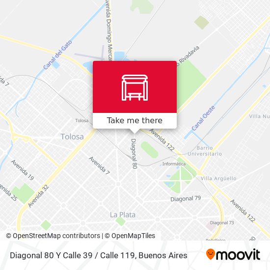 Diagonal 80 Y Calle 39 / Calle 119 map