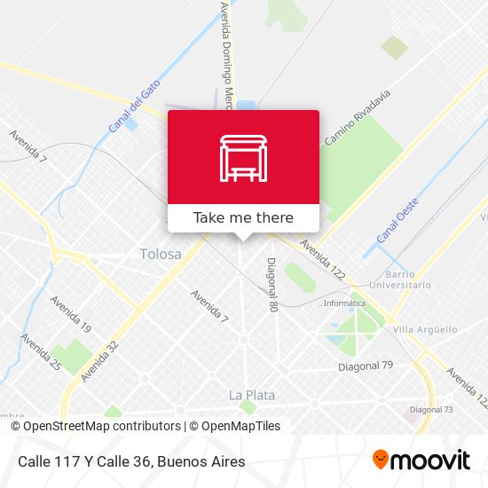 Mapa de Calle 117 Y Calle 36