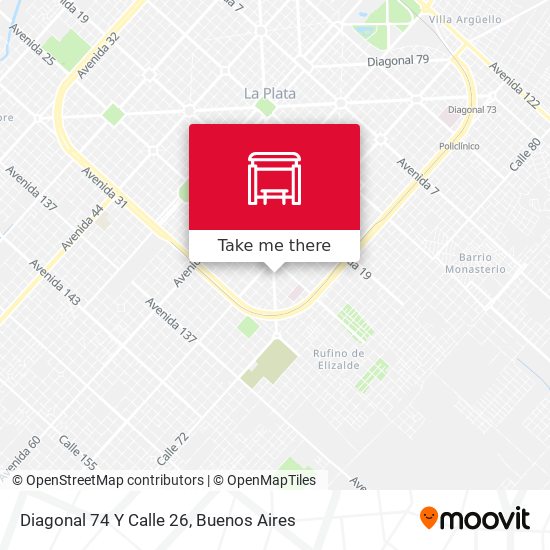 Diagonal 74 Y Calle 26 map