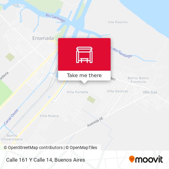 Mapa de Calle 161 Y Calle 14