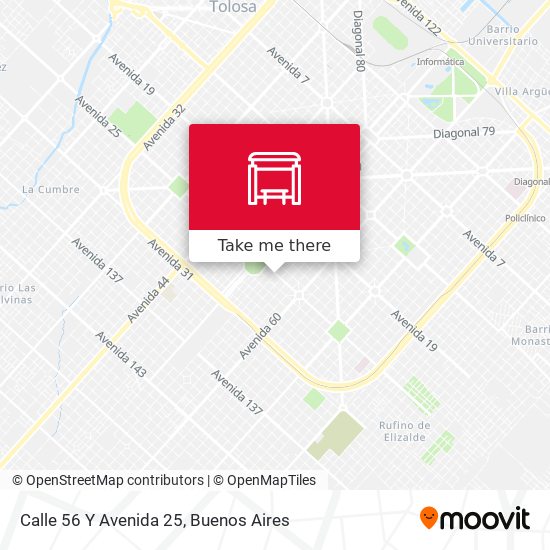 Calle 56 Y Avenida 25 map