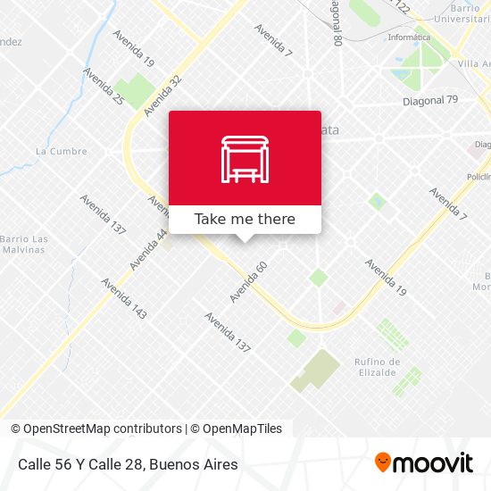 Calle 56 Y Calle 28 map