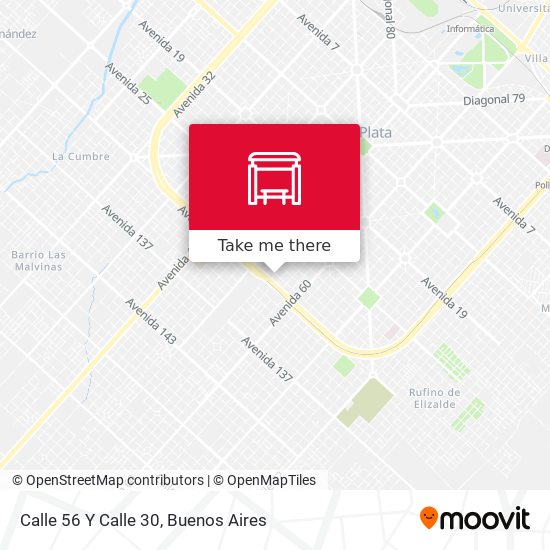 Calle 56 Y Calle 30 map