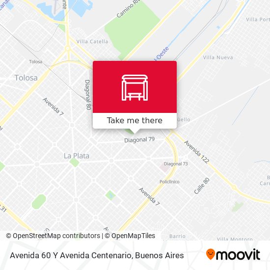 Avenida 60 Y Avenida Centenario map