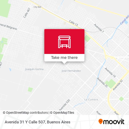 Avenida 31 Y Calle 507 map