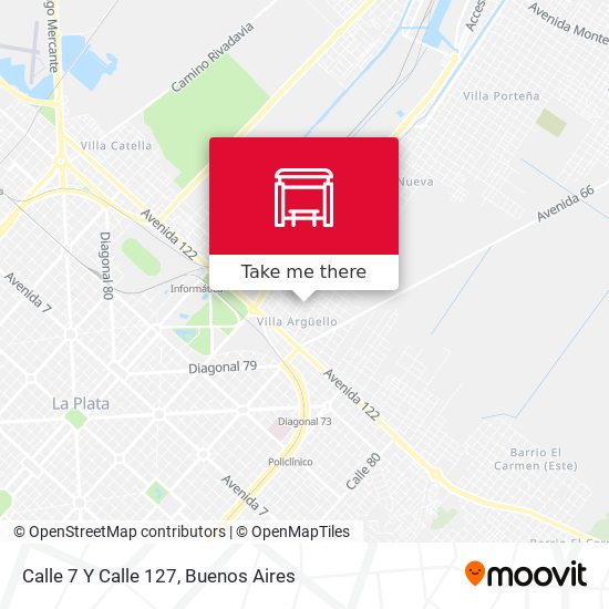 Mapa de Calle 7 Y Calle 127