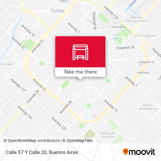 Calle 57 Y Calle 20 map