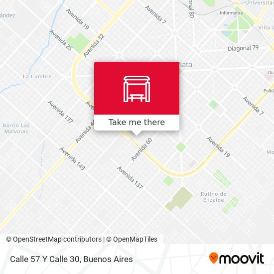Mapa de Calle 57 Y Calle 30