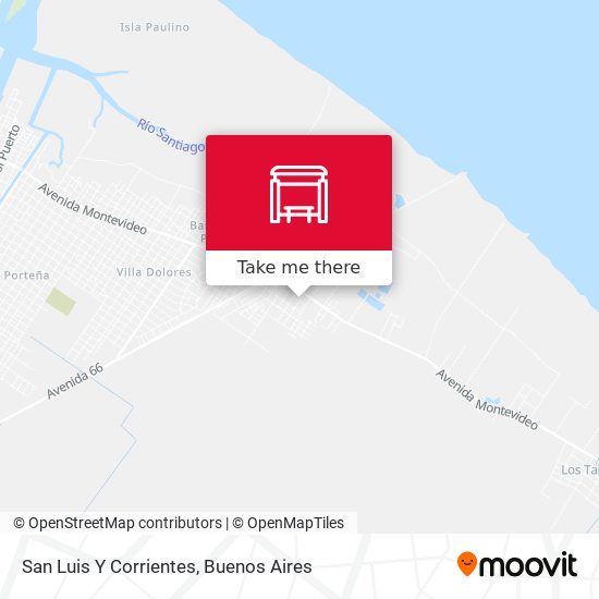 San Luis Y Corrientes map