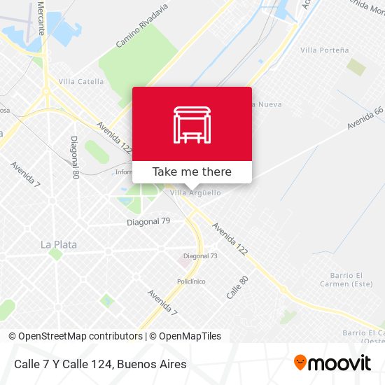 Calle 7 Y Calle 124 map