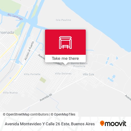 Avenida Montevideo Y Calle 26 Este map